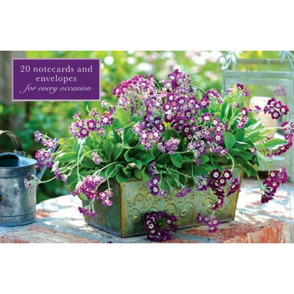 Card Box of 20 Notecards and Envelopes: Primula: A Fabulous Collection of 20 Beautiful Flower Display Cards and Decorative Envelopes.