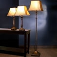 thumbnail image 1 of Coaster 3 Piece Lamp Set in Brown and Beige, 1 of 2