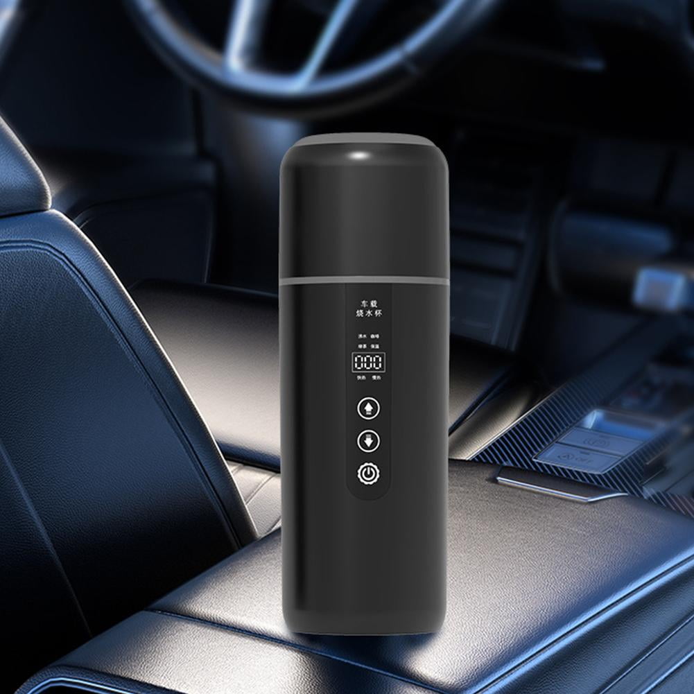 12/24V Car Heating Cup Electric Kettle Stainless Steel Smart TemperatureControl