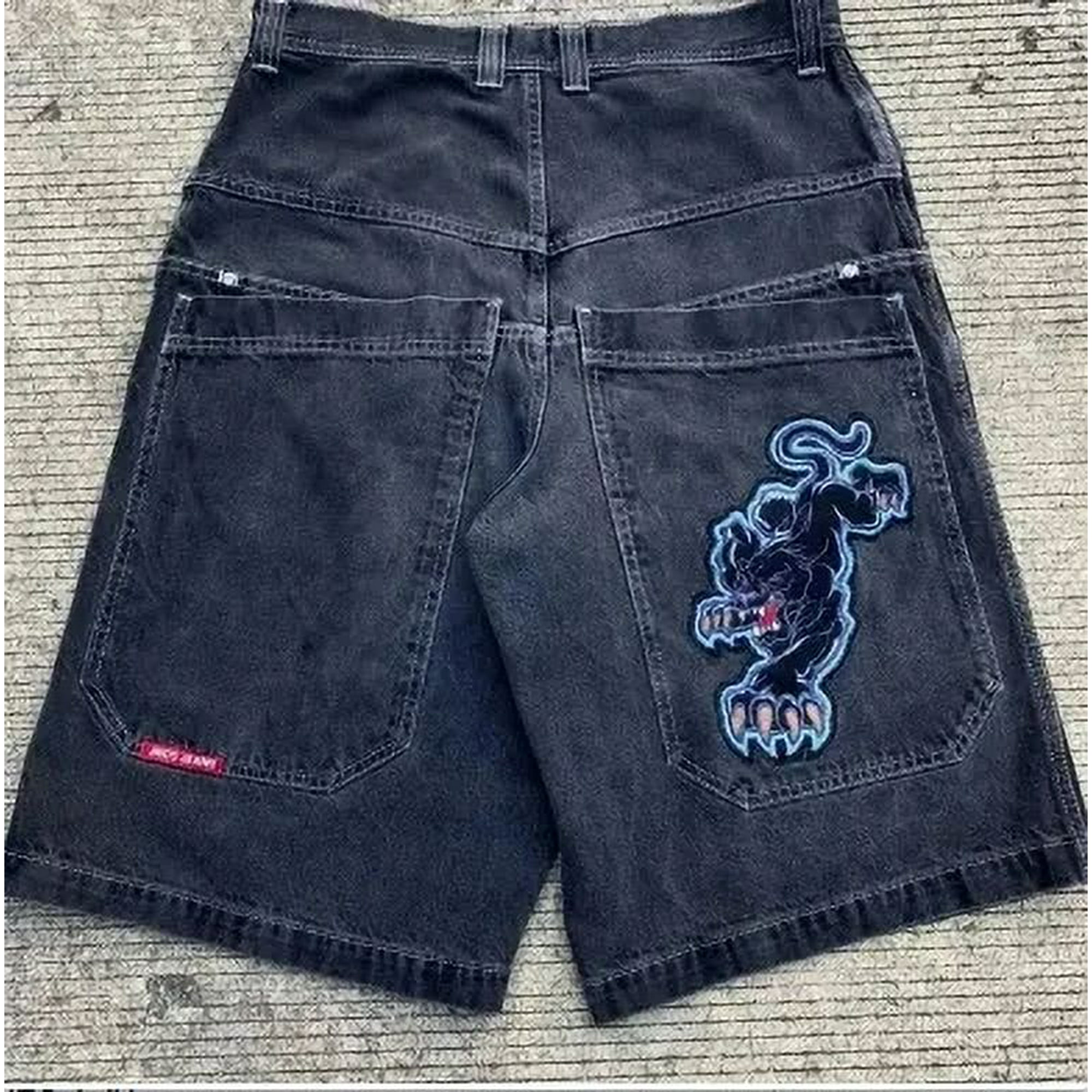 Jeans Japanese 2000s Style Jnco Short Jncos Y2k Pantalones De