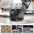 thumbnail image 5 of WOBOGO Funny Black Cat Ashtray with Lid Stainless Steel Smokeless Odorless Windproof for Home Bedroom Office Desk Patio Outdoor Balcony, 5 of 7