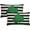 Clover Stripes, variant on St Patricks Day Lumbar Pillow Covers 12X20 Inch Green Shamrock Clover Black Stripes Decorative Rectangle Pillow Cases Set of 2 Spring Throw Pillows Farmhouse Home Decor for Sofa Couch Bedroom Outdoor