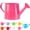 Deep Pink, variant on White Watering Can, 1l Metal Garden Watering Can, Vintage Sprinkling Can for Flowers, Indoor & Outdoor Plants, Lawn & Garden Irrigation Tool