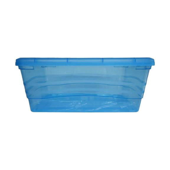 Caja Organizadora Joy Multiusos Translucida 15 Litros Azul