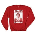 thumbnail image 1 of Elf OMG SANTA Graphic Sweater | 2XL, 1 of 1