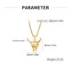 thumbnail image 4 of Minnieouse Collar de animales para adultos, diseño Simple portátil, estilo Hiphop, colgante de acero inoxidable, fiesta, banquete, joyería, regalo de Ropa, zapatos y accesorios Miscelánea Plata Minnieouse AP014762-01B, 4 of 6