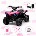 thumbnail image 3 of AKDSteel 6v Kids Electric Atv With Led Lights And Music, Battery-Powered 4-Wheeler Ride-On Toy For Toddlers, Features Foot Pedal Operation And Durable Tires For Safe Fun, 3 of 6