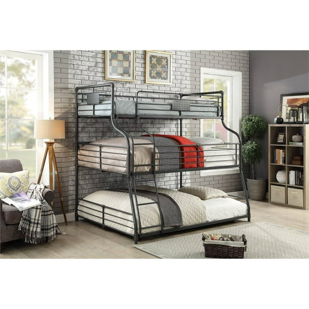 Furniture Of America Bryon Metal Bunk, Twin Full Metal Bunk Bed