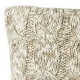 thumbnail image 4 of SAFAVIEH Chunky Knit Geometric Pillow, 12" x 20", Stone/Natural, 4 of 5