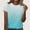 003Blue, variant on LPZOOGU Womens Ombre Gradient Color T-Shirt Short Sleeve Crew Neck Casual Loose Fit Casual Basic Summer Tee Tops