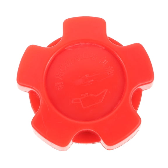 CRILSTYLEO Red Plastic Forklift Engine Oil Filler Cap 1Set for Automobile Gas Cap
