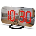 thumbnail image 2 of LSLJS Creative Dual USB Charging Mirror Electronic Digital Alarm Clock LED Display Electronic Clock 6.5 Inch Large Screen Home And Office Electronic Alarm Clock, Digital Alarm Clock, 2 of 8