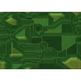 thumbnail image 1 of Ahgly Company Indoor Rectangle Patterned Green Area Rugs, 7' x 10', 1 of 1