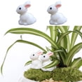 thumbnail image 2 of CEHVOM Craft Garden PVC Rabbit Miniatures 2.5x2cm Easter Day Clearance, 2 of 4