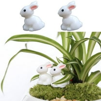 Craft Garden PVC Rabbit Miniatures 2.5x2cm Easter Day Holiday Savings Gifts