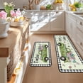 thumbnail image 5 of HongHeng Easter Eggs Bunny Kitchen Rugs Set 2Pcs Non-Slip Spring Kitchen Floor Rug and Mat Cushioned Kitchen Runner Rug for Holiday Bedroom Restaurant Decorations, 5 of 6