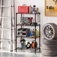 thumbnail image 4 of Costway 4-Tier Metal Storage Shelving Unit 600 LBS Storage Organizer with V-Shaped Rack, 4 of 10