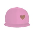 thumbnail image 2 of ZICANCN Golden Heart Pattern Baseball Caps, Trucker Hats for Men And Women, Adjustable Breathable Flat Caps, Pink, 2 of 8