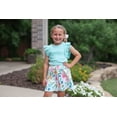 thumbnail image 6 of Millie Loves Lily Girls Mint and Pink Rib Tops and Printed Skorts Set, Big Girls, Size 6, 4-PCS, 6 of 7