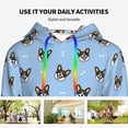 thumbnail image 4 of Honeii Corgi Dog Pattern Womens Oversized Hoodies Long Sleeve Sweatshirts Pullover Fall Outfits with Pocket-X-Large, 4 of 7