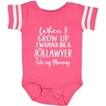 thumbnail image 3 of Inktastic Future Lawyer Like Mommy Boys or Girls Baby Bodysuit, 3 of 5