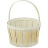 Yellow Round Woodchip Basket