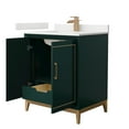 thumbnail image 7 of Wyndham Collection Wch515130s-Qtz-Unsmxx Marlena 30" Free Standing Single Basin Vanity Set, 7 of 7