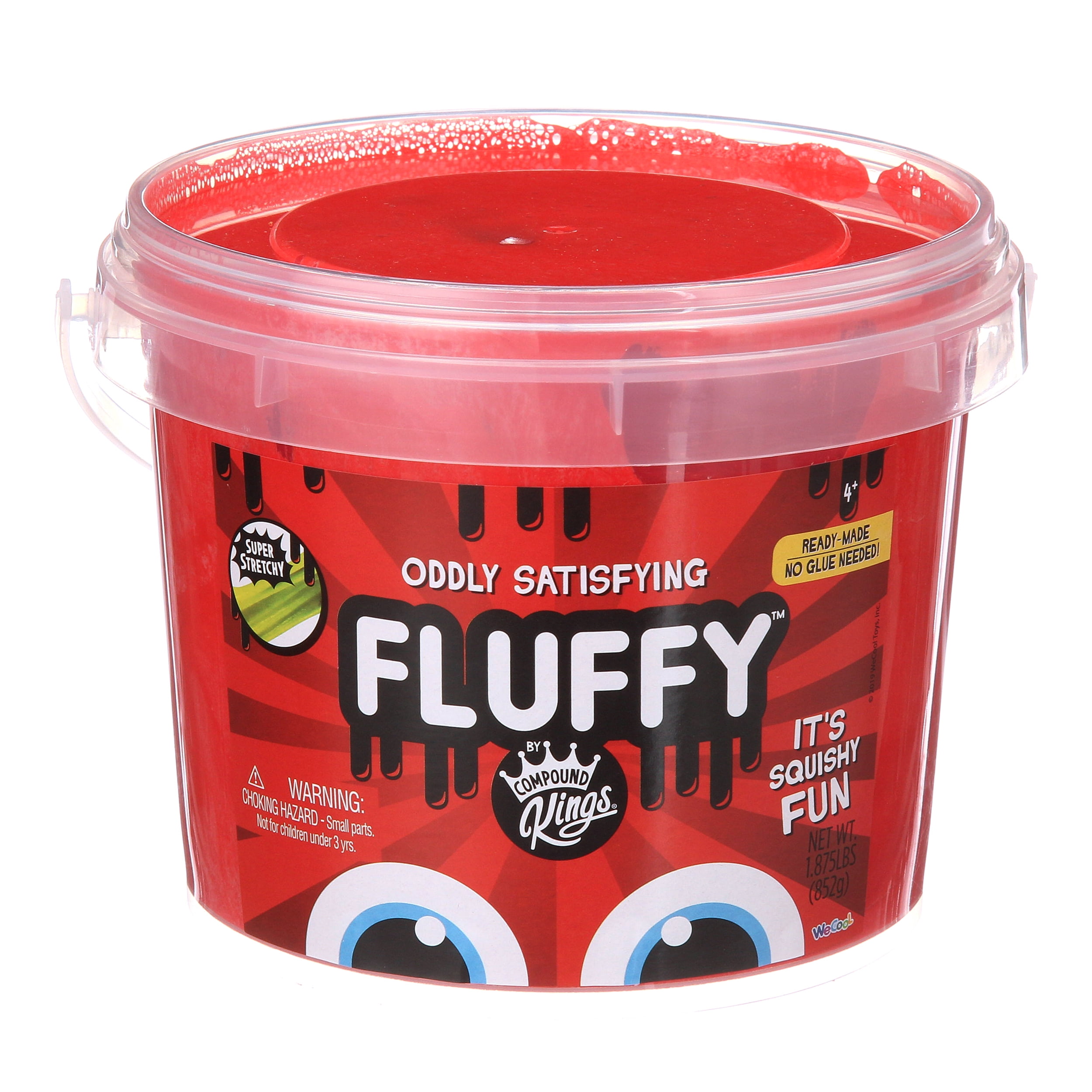 Compound Kings Fluffy Red Slime Bucket (3 lbs)