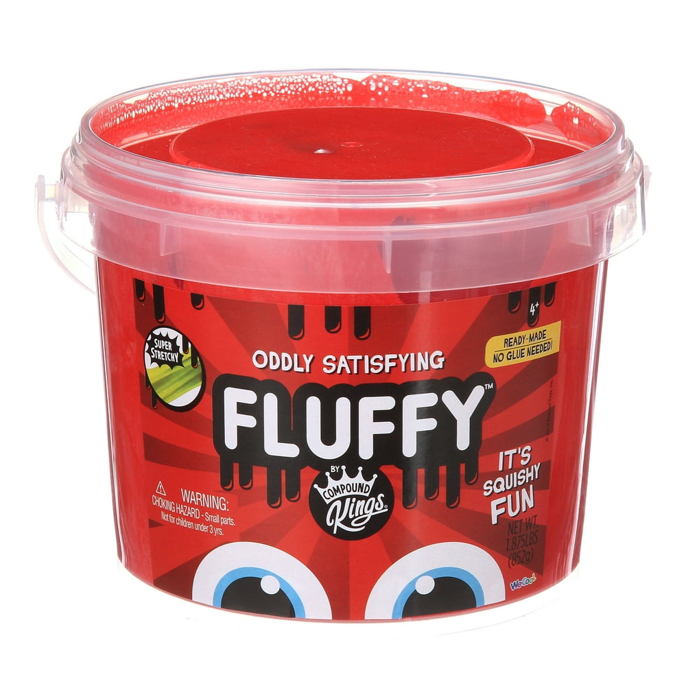 Compound Kings Fluffy Red Slime Bucket (3 lbs)