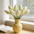 thumbnail image 4 of Artificial Lotus Buds Floral Stem Decorative Fake Lotus Plant, Realistic Vase Display Pond Decoration For Home Office Living Room Garden Wedding Photography Background Table Arrangement Use, 4 of 6