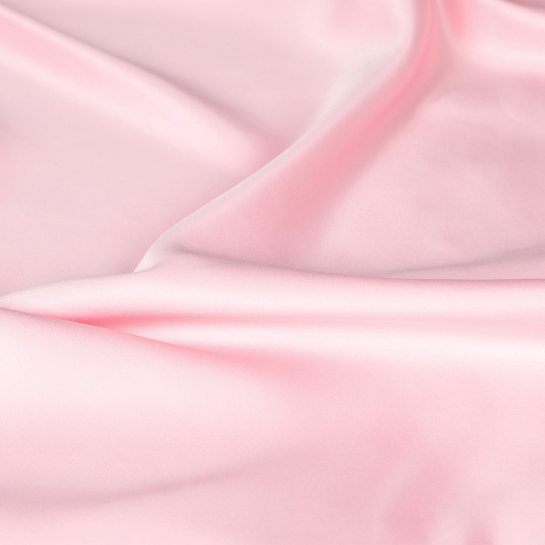 Unique Bargains 4-Piece Satin Ruffled Edge Pillow Shams, Queen, Pink