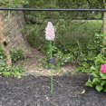 thumbnail image 2 of Gerson Mallow Solar Lighted Flower Outdoor Decoration - 42" - Pink and White, 2 of 4