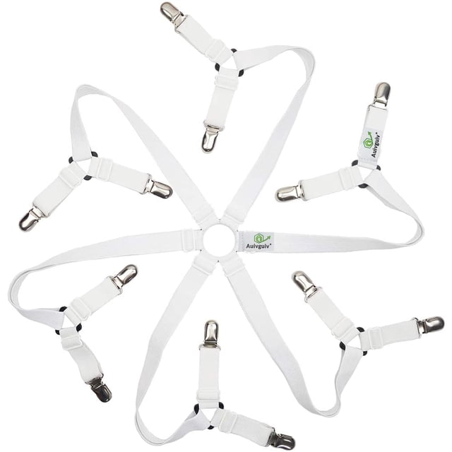 Lazo ajustable en la superficie de la cama, correa para sábanas, se adapta a todos los colchones redondos y cuadrados. Xemadio QH-1335