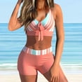 thumbnail image 2 of Birdeem Womens Retroprinted Flat Angle Slimming Split Swimsuit Womens Split Swimsuit Set, 2 of 12