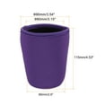 thumbnail image 2 of Uxcell Neoprene Insulated Reusable Coffee Tea Cups Sleeve Purple Pack of 2, 2 of 6
