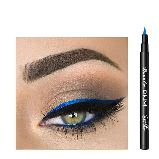 Pisexur Belleza Maquillaje Lápiz delineador de ojos de 12 colores, color mate, natural, de larga duración, 1 mlpara mujeres y hombres