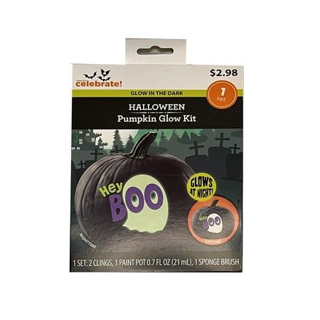 Way To Celebrate Pumpkin Glow Hey Boo.