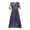 Purple, variant on Elegant Wedding Guest Dresses for Women Embroidery Lace Chiffon Half Sleeve Crewneck Long Evening Party Dress Plus Size Prom Dresses XL