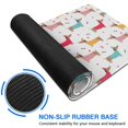 thumbnail image 6 of Long Mouse Pads for Desk,Colorful Funny Dachshund Desk Mats on Top Of Desks, Desk Mouse Pad Extra Large with 3mm Non-Slip Base and Stitched Edge for Gaming,Office,Work,Home 31.5"x15.7", 6 of 6