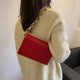 thumbnail image 1 of Bolsa Moda Mujer Geométrico Relieve Axila Bolso Cadena Solapa Bolsos (Rojo) JShteea Para Estrenar, 1 of 9