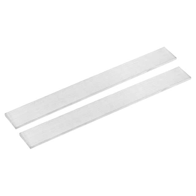Uxcell 2Pack 304 Stainless Steel Flat Bar, 3/16" Thickness 1-3/16" Width 12" Length