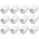 thumbnail image 1 of Uxcell 12-Pack 1 Pulgada Adaptador de Acoplamiento de Tubería de PVC, Conectores de Socket Sch40 para Uso Industrial [Socket x Socket, Blanco], 1 of 7
