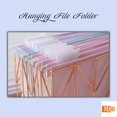 thumbnail image 3 of Hanging File Folders Filing Cabinet Organizer Letter Size / Cut Adjustable Tabs Decorative for Home Office School Classroom Marble\u\u, 3 of 7