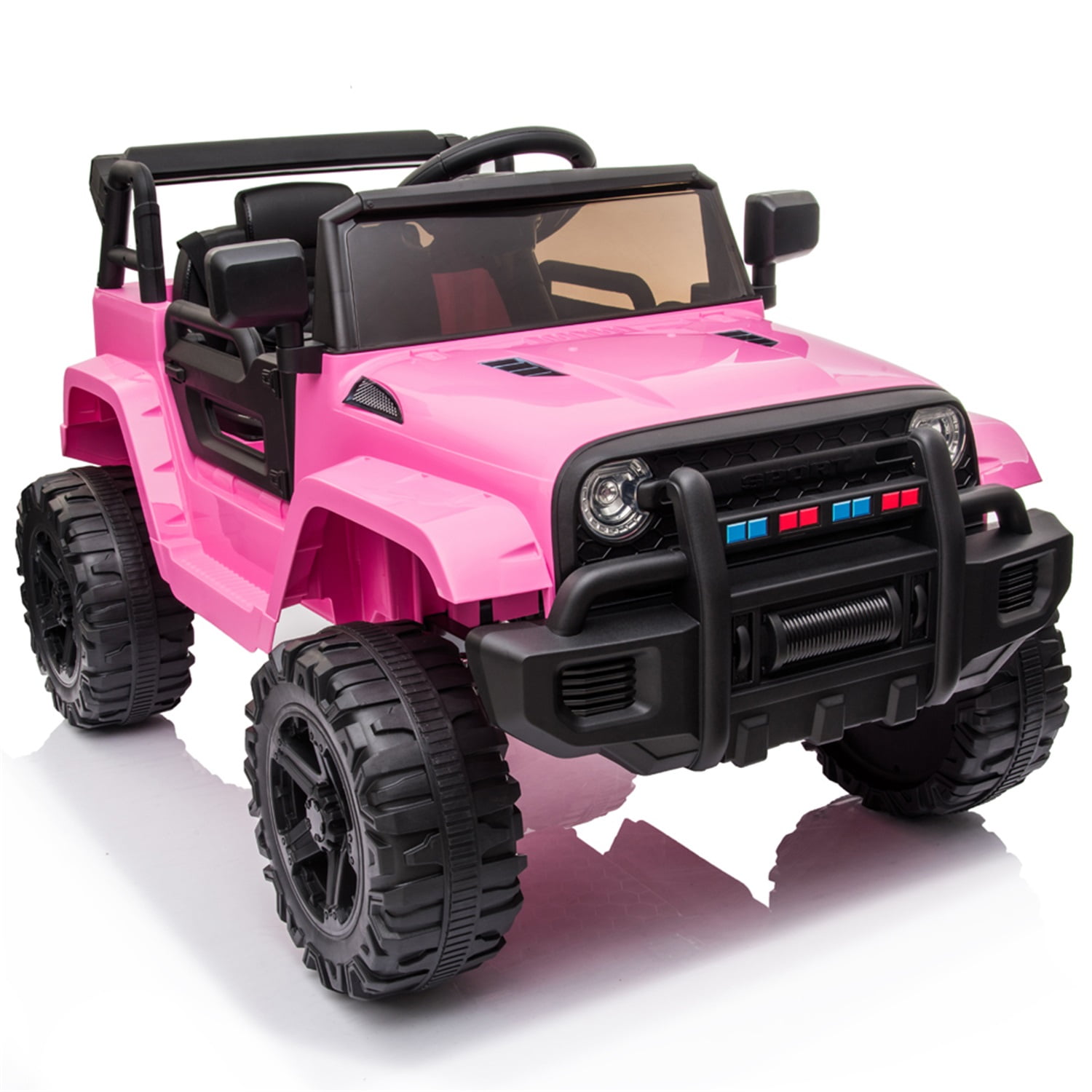 CIPACHO Kids Ride On Truck, Remote Control Kids Electric Ride-on Car, 12V Battery Motorized Vehicles Age 3-5 with 3 Speeds (Pink) CIPACHO Kids Ride On Truck, Remote Control Kids Electric Ride-on Car, 12V Battery Motorized Vehicles Age 3-5 with 3 Speeds (Pink)