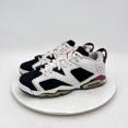 thumbnail image 1 of Ni - ke Ni - ke Air Jordan 6 Low Youth Sz 6Y Women 7.5 768878-107 White Sport Fuchsia Shoes, 1 of 5