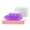 Purple, variant on Dvkptbk Crystal Bottle Weather Items Bottle Colorful Desktop Transparent Crystal Glass Gift 150ml Home & Garden
