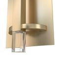 thumbnail image 4 of Hunter - Sunjai 1-light Alturas Gold, Small Sconce Light, Dimmable, Formal Style, for Bedrooms, Dining, Living Rooms - 19527, 4 of 7