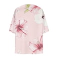 thumbnail image 4 of Guluxicc Women Floral Kimono Cardigan Open Front Lightweight Boho Beach Cover Up Casual Loose Summer Vacation Cardigans, 4 of 5