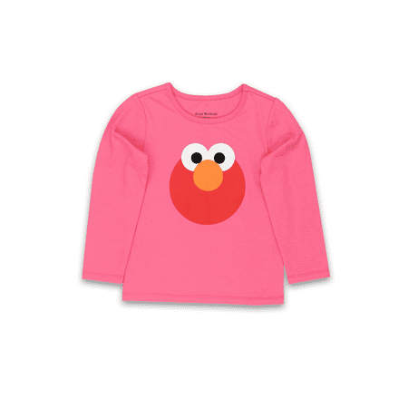 

Sesame Street Big Elmo Face Toddler Baby Long Sleeve T-Shirt Tee SEG060LS