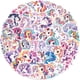 thumbnail image 2 of Calcomanías de vinilo con dibujos animados coloridos de unicornios para niños, 50 unidades, 2 of 2